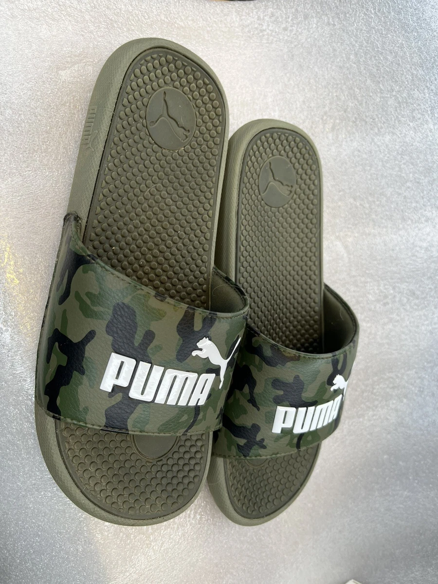 Cool Cat Camo Men's Slides