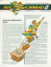 1981 Fast Forward Videophile Newsletter Scotch Videocassettes Newsletter CES USA