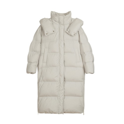 Hooded New White Duck Down Women's Jacket Winter Warm Korean Coats Parka Outwear - Picture 5 of 14