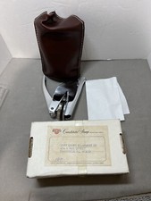 Vintage Master Or Legal Pocket Seal Notary Stationery Embossing Stamp W/ Case