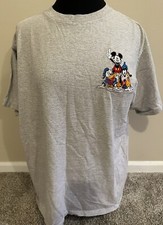 Vintage 90s Mickey Mouse  Co Shirt Goofy Donald Duck Single Stitched Disney