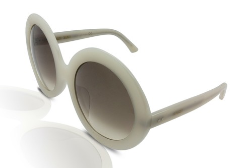 Celine CL40081U occhiali da sole donna 25F avorio/marrone sfumato | eBay