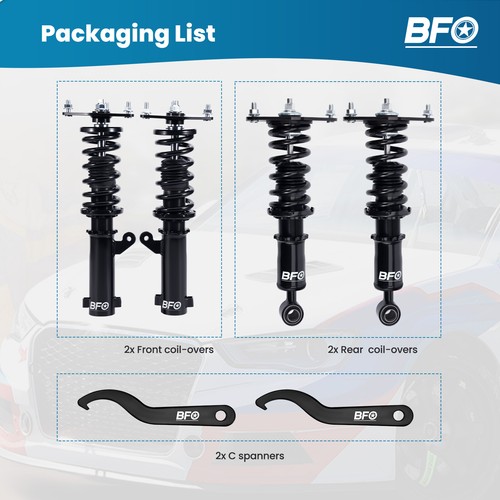 Coilovers Suspension Struts For Mitsubishi 380 DB Sedan 3.8 i FWD 3.8L 6cyl 6G75 - Picture 2 of 12