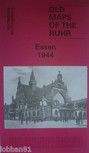 Old Maps of the Rhur Hagen 1944 Ruhrgeblets18 Brand New Map