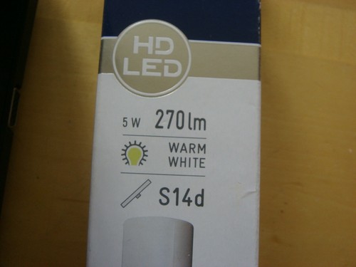 Müller-Licht LED Light Bulb S14d 5W Warm White 30 x 300mm - Picture 5 of 5