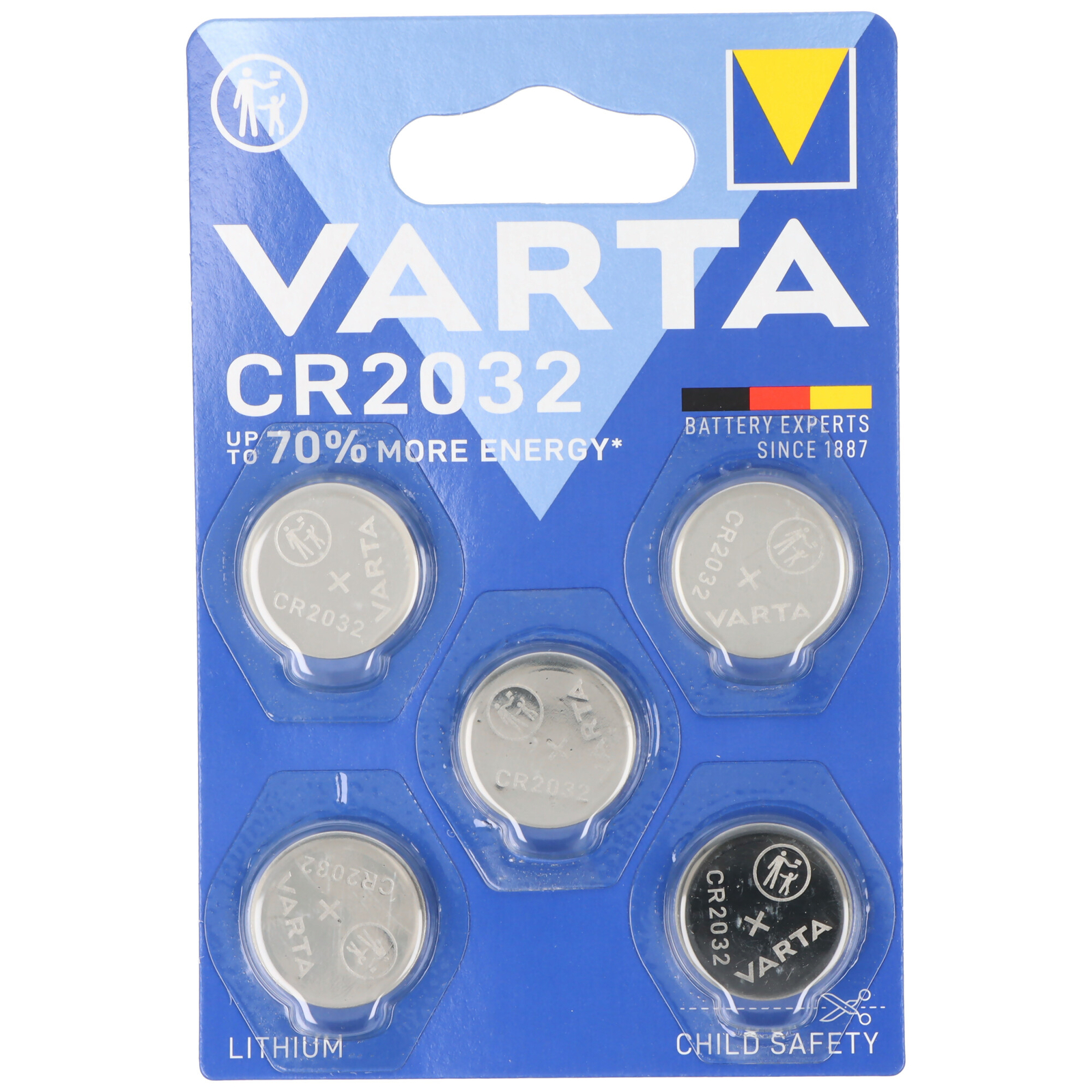 Thumbnail - Varta Batterie Lithium, Knopfzelle, Cr2032, 3v Electronics, Retail