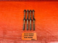 96-00 HONDA CIVIC FRONT SUBFRAME CROSSMEMBER K FRAME BOLT SET BOLTS OEM #218