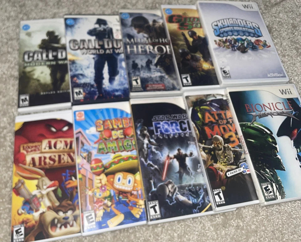 Lot of 10 Nintendo Wii Games - Call of Duty, Star Wars, Skylanders, + more! ✅ - Image 3 of 3