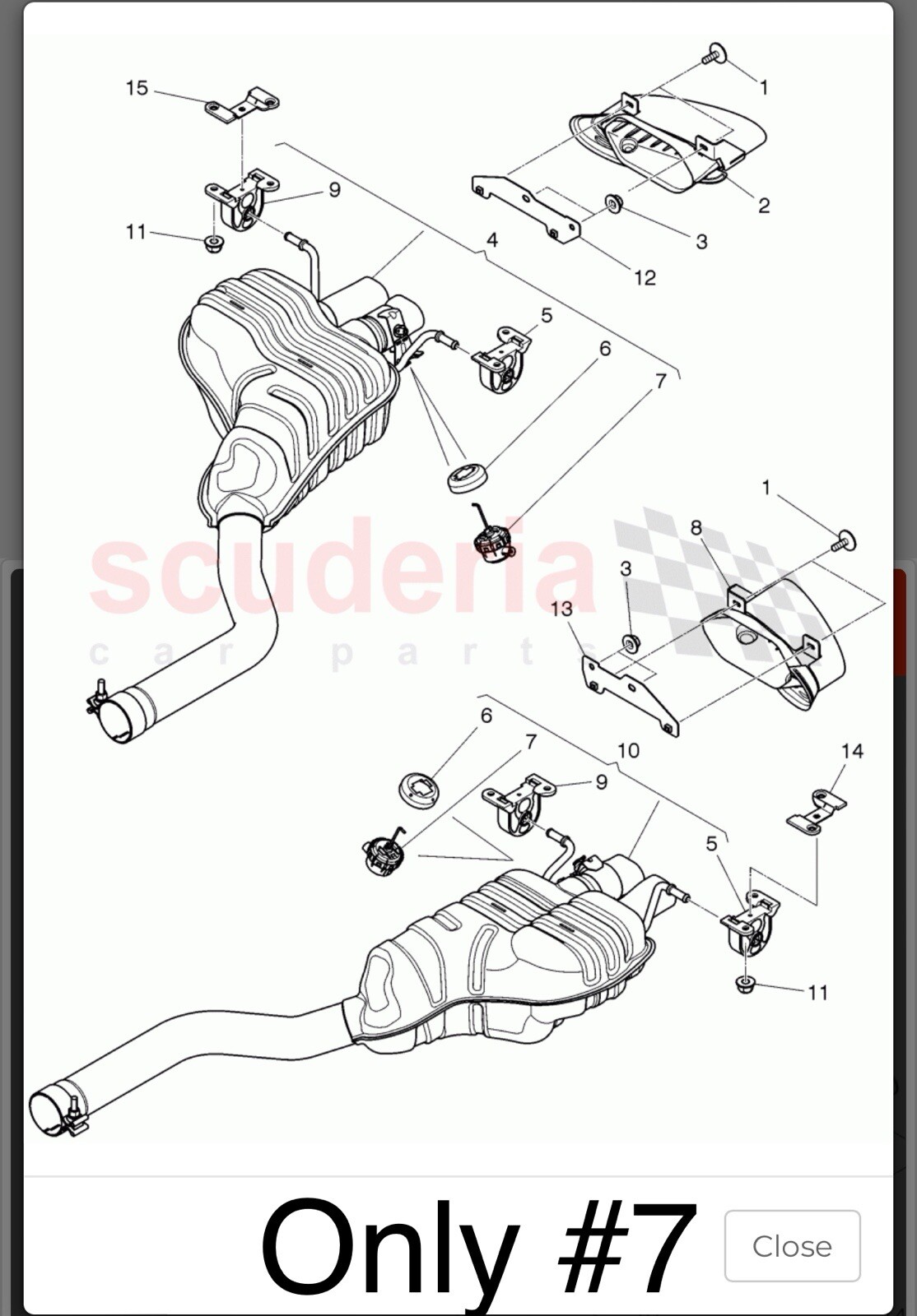2007-2018 Bentley Continental,Flying Spur Exhaust Vacum Unit 3W0 253 194 NEW