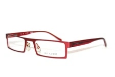 BRAND NEW JAI KUDO 470 M11 RED SEMI RIMLESS EYEGLASSES METAL RX FRAMES 49-20-135