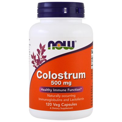 Kolostrum - 120 - 500mg Kapseln von Now Foods - gesunde Immunfunktion