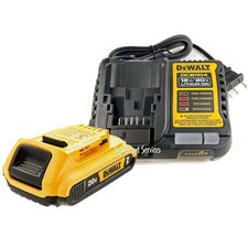 DeWALT DCB1104 DCB203 20V Volt MAX 2.0 Ah Compact Li-Ion Battery Fast Charger