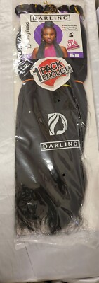 Darling Easy Braid 5X Pre-Stretched 55'' Kanekalon Black Haarverlängerung Farbe 1