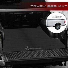 For 2004-2014 Ford F150 8 Ft Long Cab Rubber Truck Bed Floor Mat Carpet Liner V2