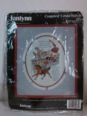 Kit Point De Croix Janlynn Humpty Dumpty Complet - Modèle #80-77 - Occasion