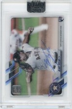 2021 Topps Clearly Authentic Blake Taylor Rookie Auto Astros #CAA-BT Sealed