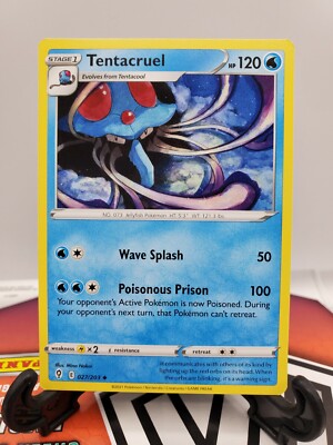 2021 Pokemon TCG Evolving Skies Series Tentacruel Card | eBay