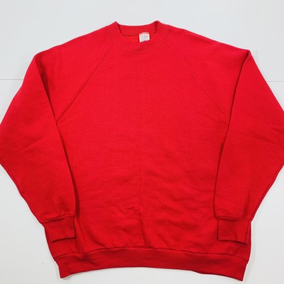 fruit of the loom red sweatshirt