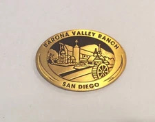 Barona Valley Ranch San Diego California Metal Fridge Magnet