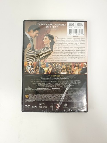 Gone With the Wind DVD 2009 2-Disc Set 70th Anniversary Edition New Sealed - Picture 2 of 2
