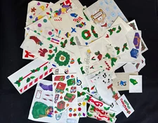 Vtg Lot of 40 Sheets of Mrs. Grossman, Creative Memories CHRISTMAS Stickers