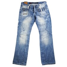 Cipo & Baxx Standard Jeans Button Fly Denim C...