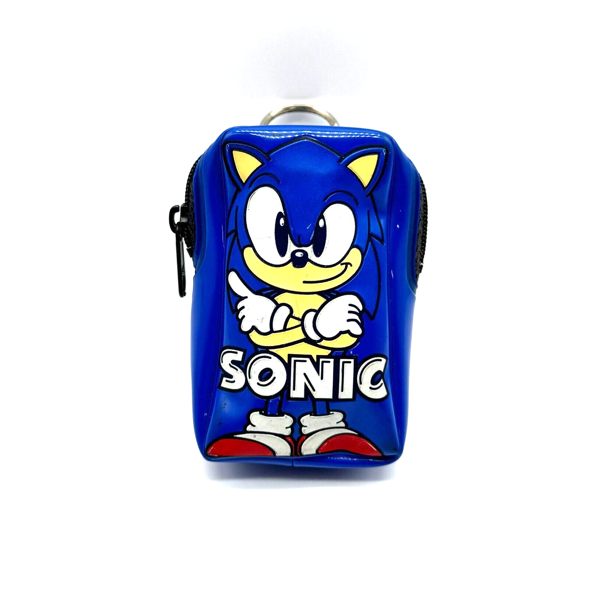 Sega Sonic Blue Zip Pouch Bag 90s Segasonic Japanese Vintage | eBay