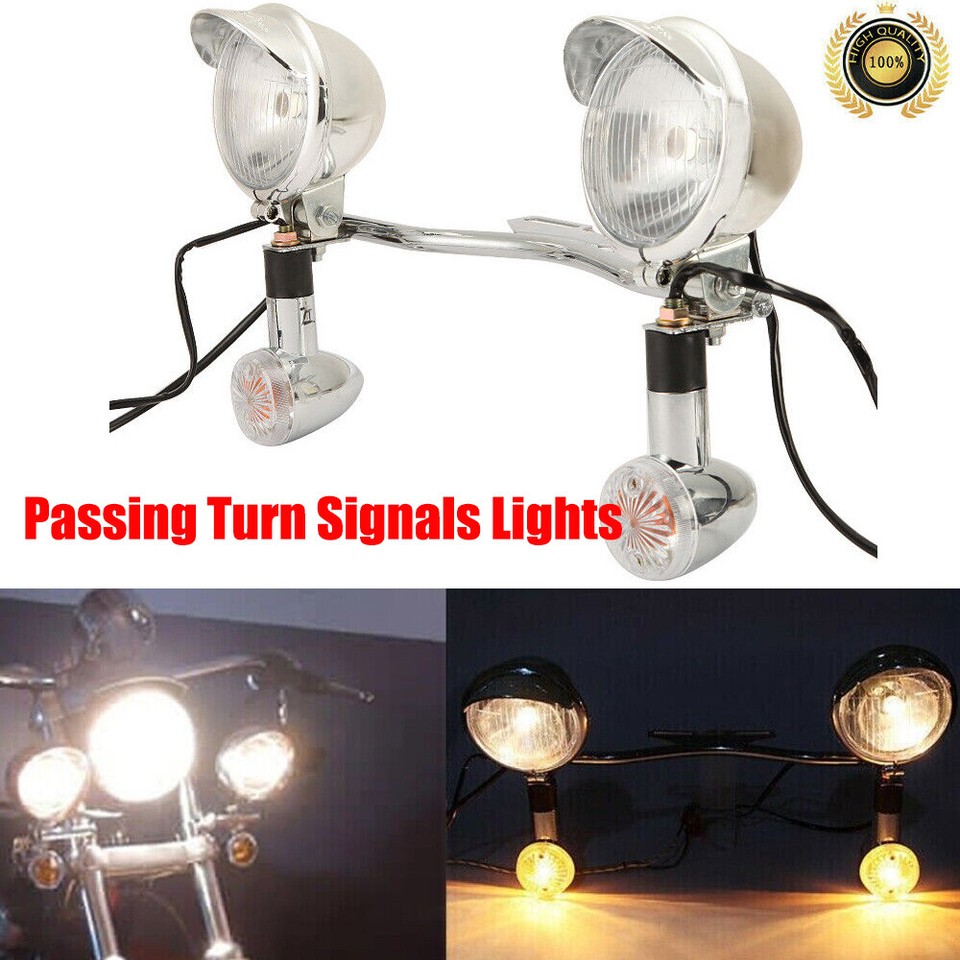 Passing Turn Signal Spot Fog Light Bar Kit For Honda Valkyrie 1500 ...