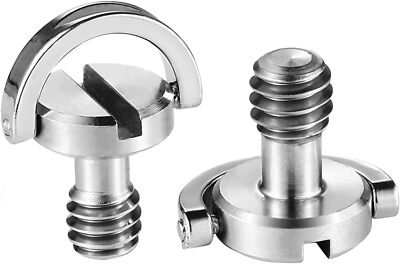 SMALLRIG 2x 1/4-Zoll-Kamera-Befestigungsschraube für Kamera-Stativ, 20 Gewinde