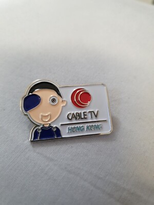 Paris 2024 Media Pin Cable TV Television Hong-Kong Olympia Olympics