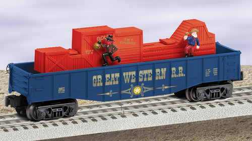 Lionel 6-36887 - Great Western Góndola Animada NUEVA (SR-1) | Condition: New
