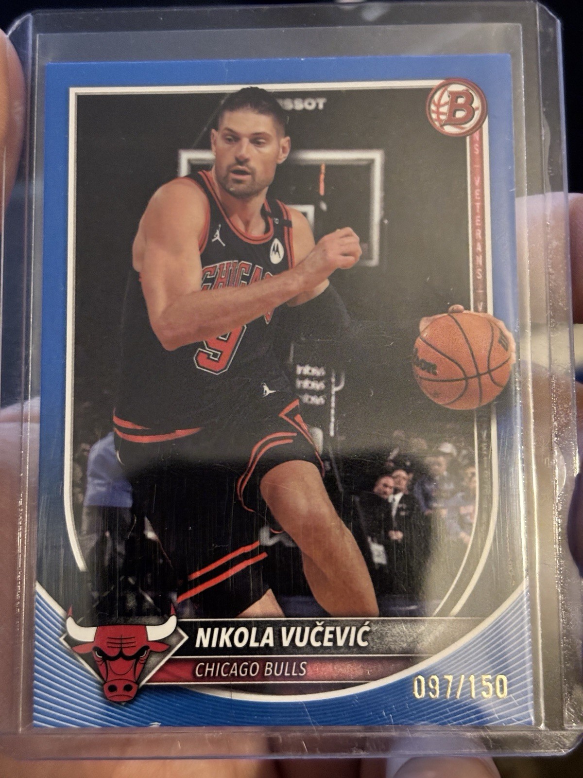2025 Bowman Nikola Vucevic Bulls Blue Paper /150