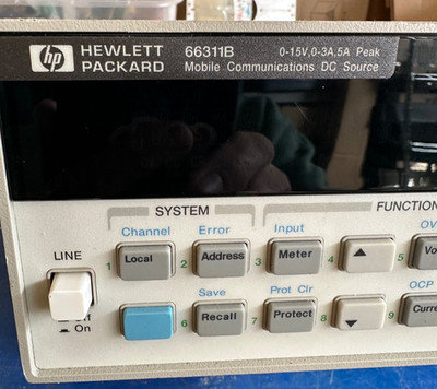 HP Agilent 66311B 0-15V,0-3A,5A Mobile Communications DC Source