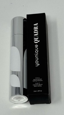 Younique QUADRA 4 In 1 Serum Primer Tubing Black Mascara