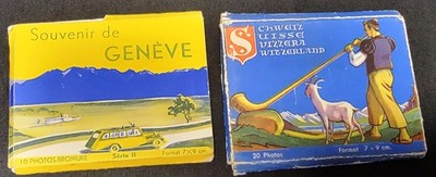 18 Vtg Geneva Switzerland Photos Folio Cliches & Editions G Jaeger