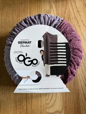 Yarnspirations Bernat Blanket O'GO Quick Start Yarn Tangle Free Purple Plum