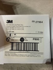 3M Hook and Loop Paper Disc P800 5 In 50 Per Box