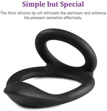 Reusable Ball-Scrotum-Stretcher-Ring-Delay Ejaculation-Penis Enhancer for Male