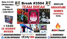 PORTLAND TRAIL BLAZERS 2025-26 Panini Signature Series Hobby CASE Break #3504