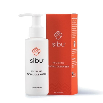 SIBU Polishing Facial Cleanser, Removes Toxins 4oz (2 Pack)