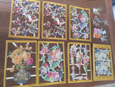 Memloke Scraps Vintage Flowers & Butterflies #1