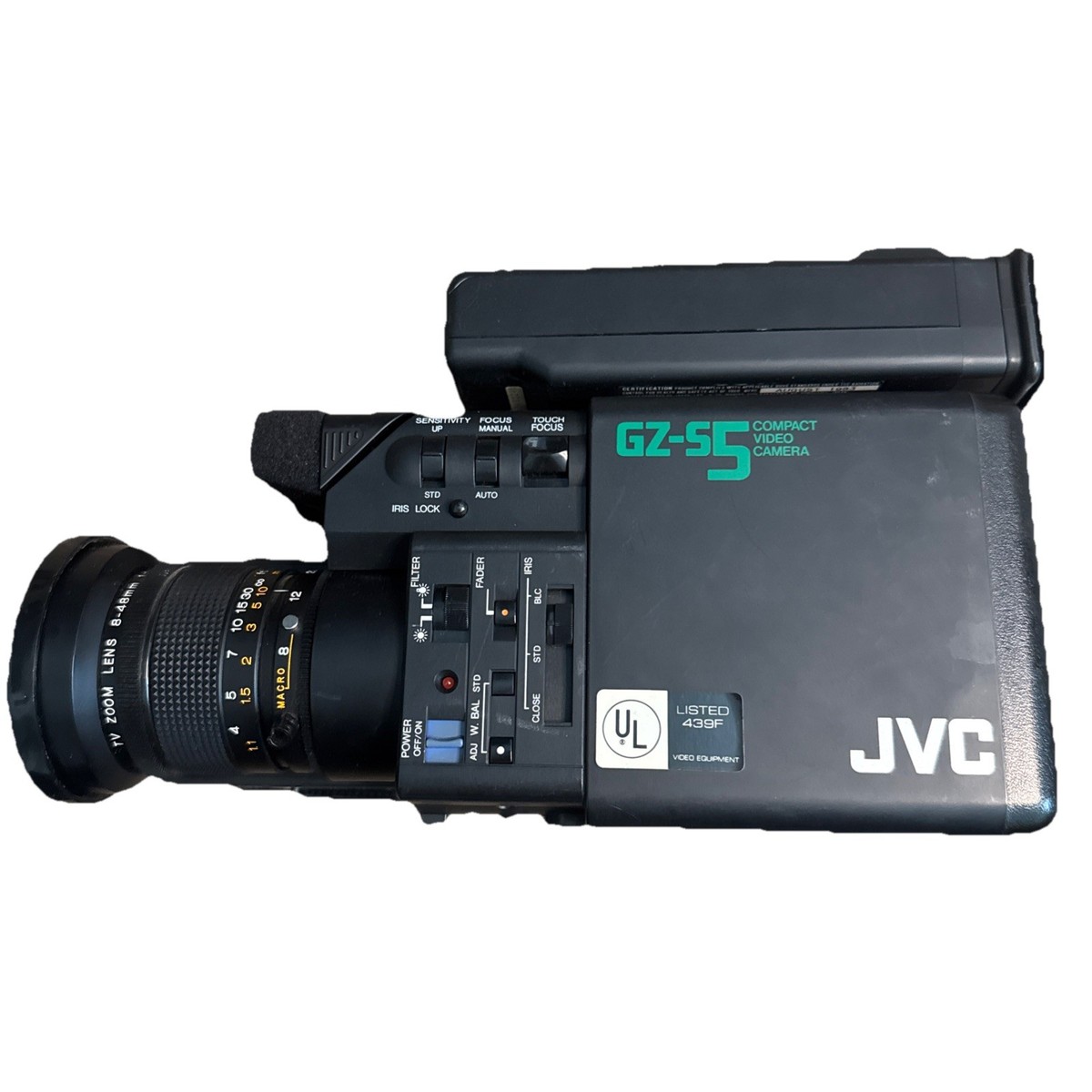 JVC GZ-S5 Compact Video Camera Untested VTG Japan Cassette Parts