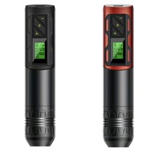 Wireless Tattoo Pen Aluminium Cordless Rotary Machine Kit NEW 