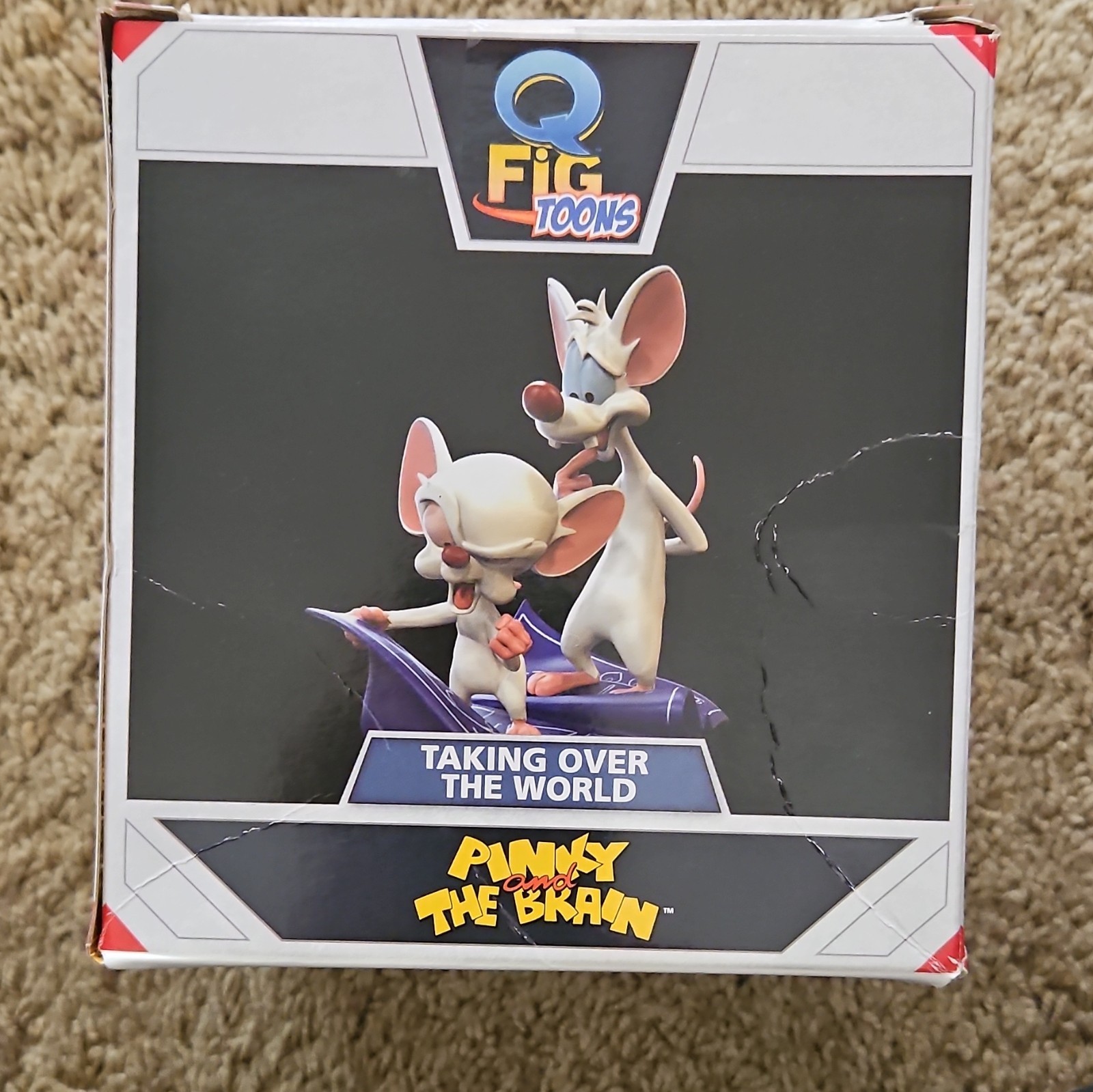 Q-Fig Limited Edition Pinky & The Brain Multicolor Figure 2017 Warner ...