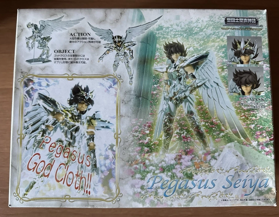 BANDAI Saint Cloth Myth Pegasus Seiya God Cloth Ver. Action figure - Immagine 3 di 4
