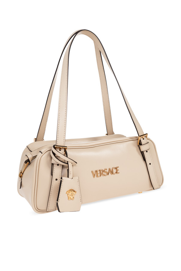 Versace - Women - Handbag `Tag Bowling` - Beige thumbnail 4