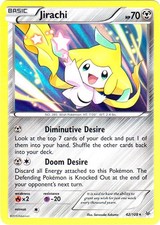 1x Jirachi - 42/108 - Holo Rare Moderately Played Pokemon XY-- Roaring Skies on eBay