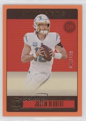 2023 Panini Legacy Orange 46/199 Justin Herbert #53 1n7b