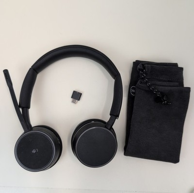 Dell WL5024 Pro Wireless Bluetooth ANC Headset USB C Dongle Carry Case
