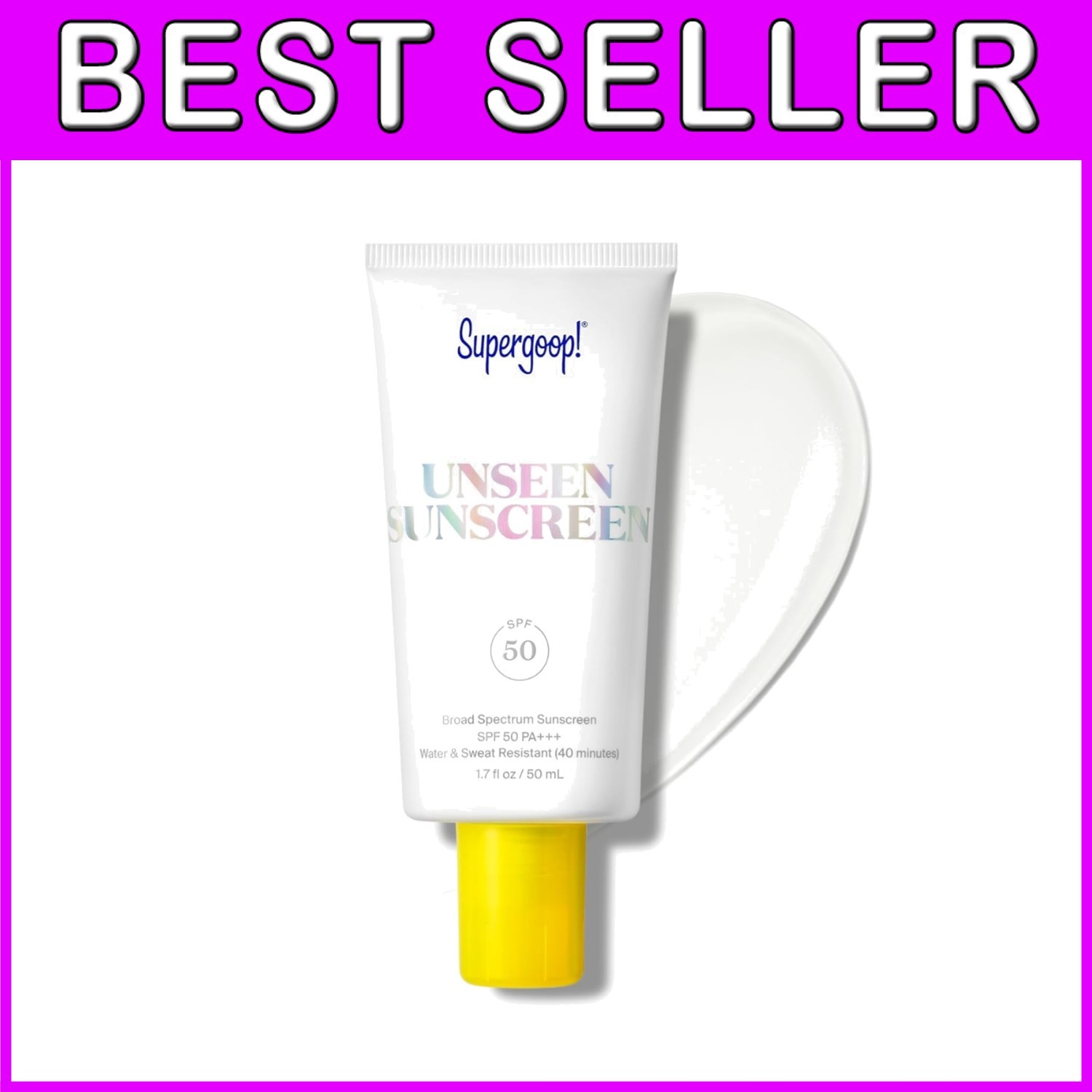 SPF 50 Primer Sunscreen for All Skin Types - 1.7 fl oz